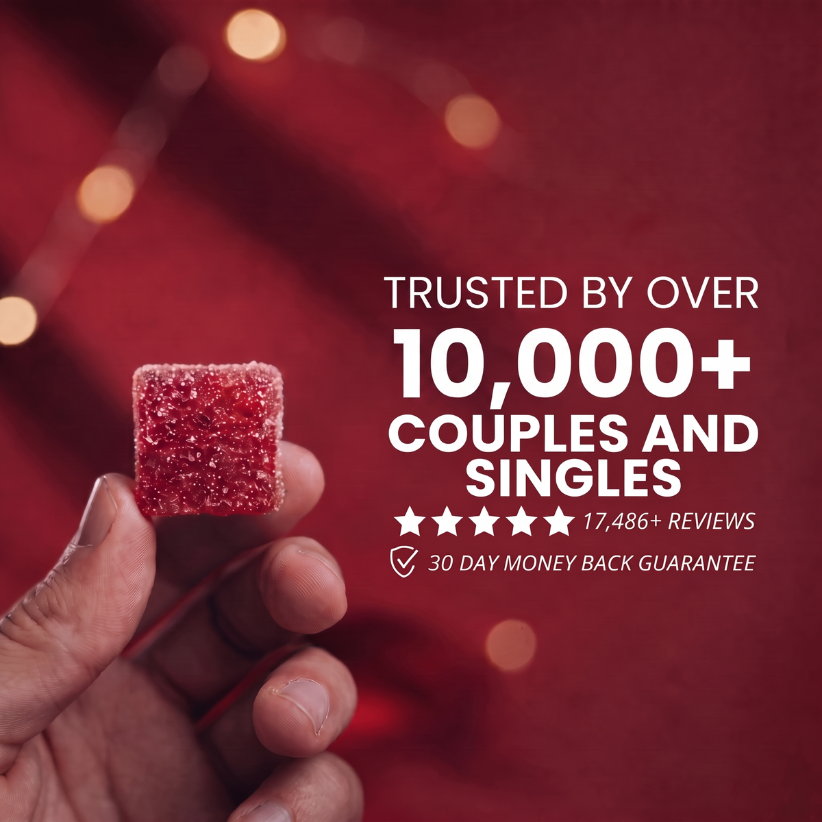 Crave Cubes - Hot Peach Intimacy Gummies