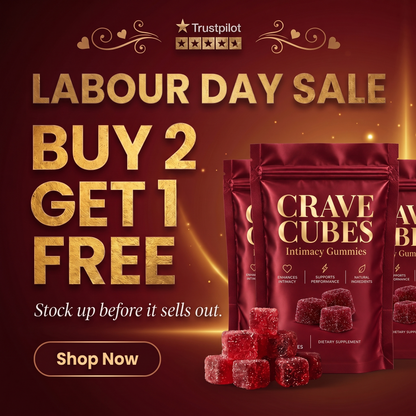 Crave Cubes - Hot Peach Intimacy Gummies