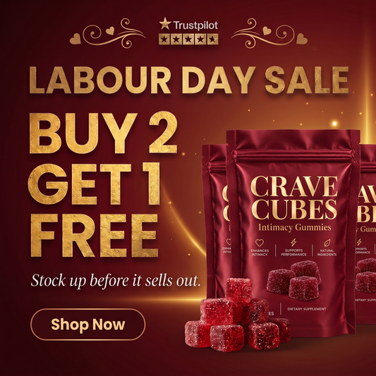 Crave Cubes - Hot Peach Intimacy Gummies